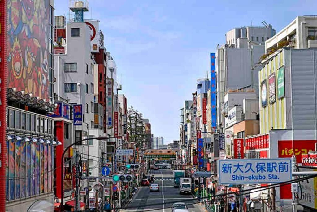 新宿市中心jr线新大久保三分钟紧邻韩国街免费wi-Fi Tokyo Dış mekan fotoğraf